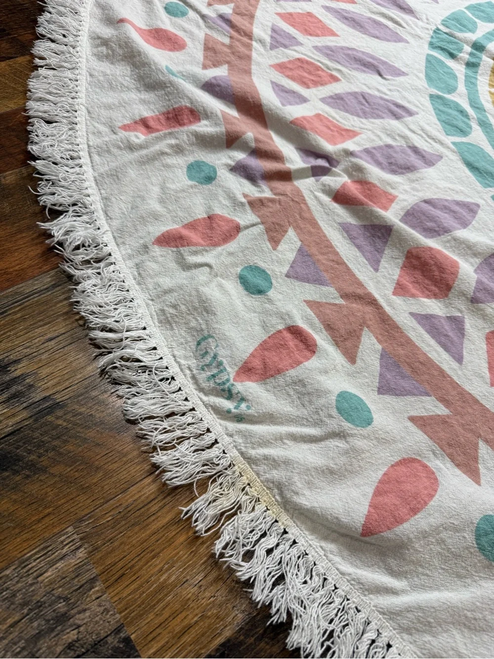 GYPSY 05 Warm Geometrical The Boho Beach Roundie